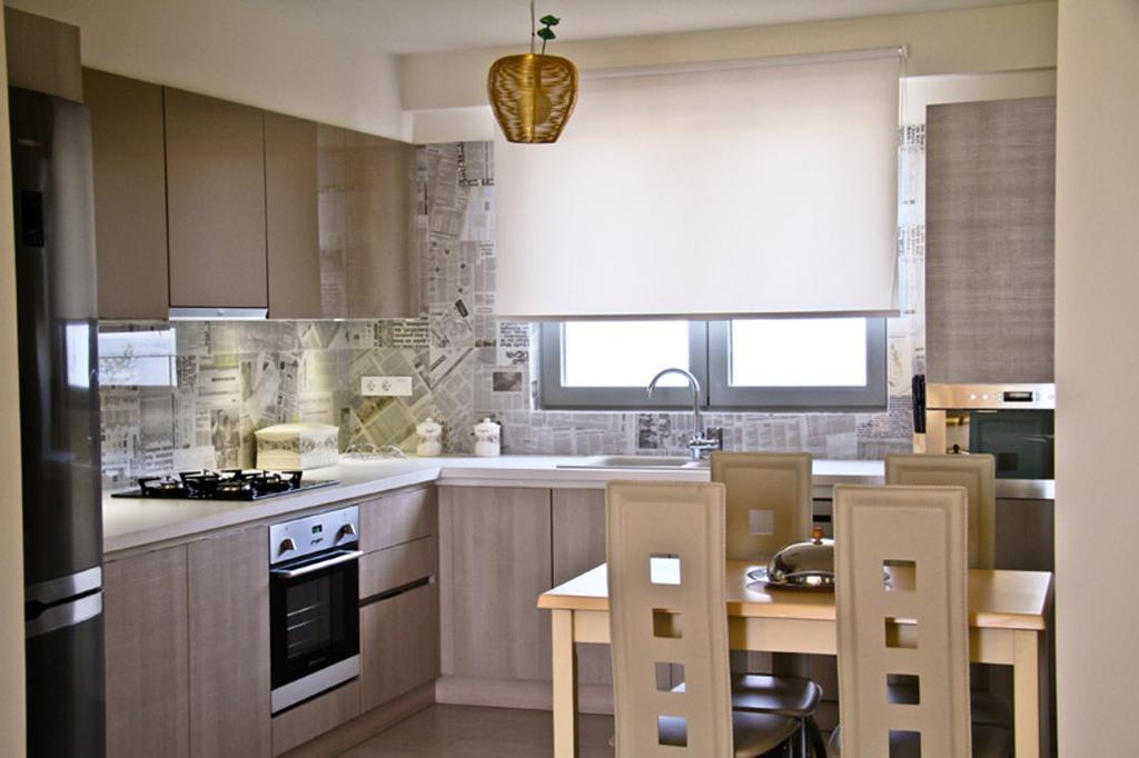 Sea View Beachfront Villa Maria Гувес Стая снимка